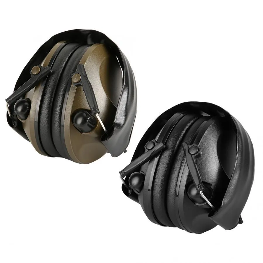 Taktisk hörlur Anti-Noise Audio Headphone Tactical Shooting Headset mjuk vadderad elektronisk öronmuff för sportjakt utomhussport 230621