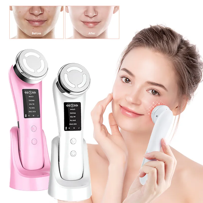 Face Massager 5 Modes Machine Radio Frequency Skin Drawing Face Massager Lift Anti Aging Wrinkle Beauty Devices Skincare 230621