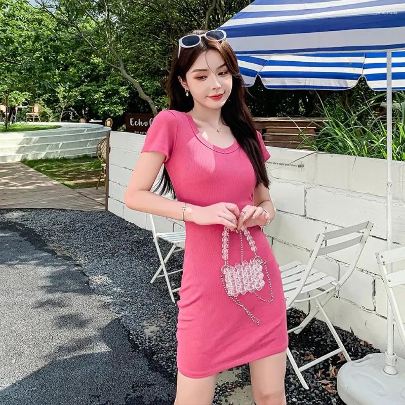 Casual Dresses Ins Super Fire Spice Wind Cultivate One's Morality High Pockets Hip Skirt In Summer Dress