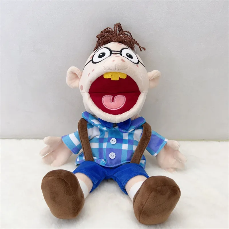 60cm Géant Feebee Jeffy Marionnette Peluche Chapeau Jeu Jouet