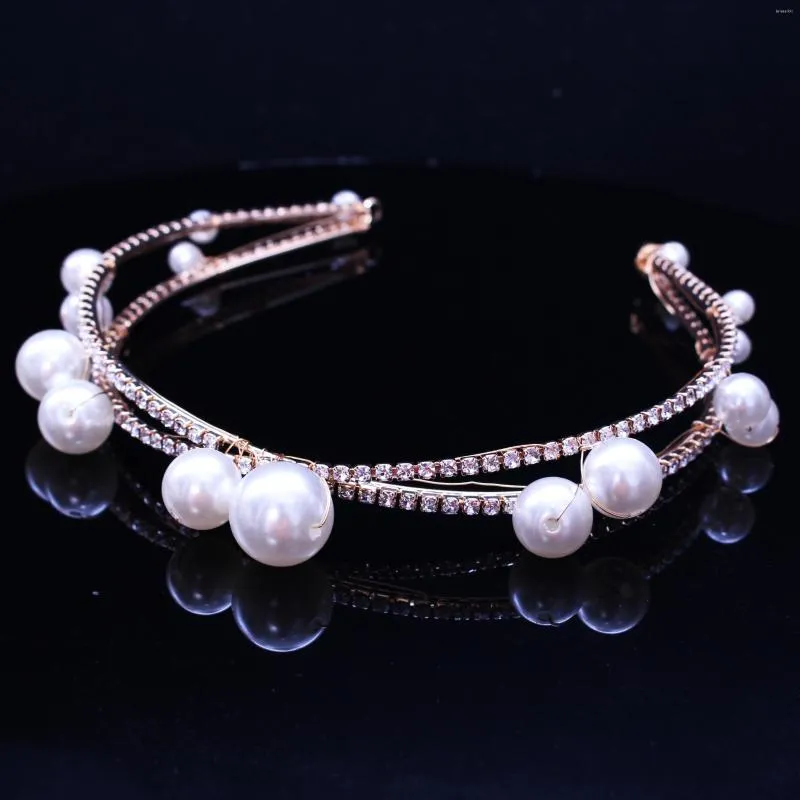 Hair Clips Korean Bride Pearl Sen Series 2023 Band Fairy Beauty Evening Wear Female Japanese And Gilded Po Accessor