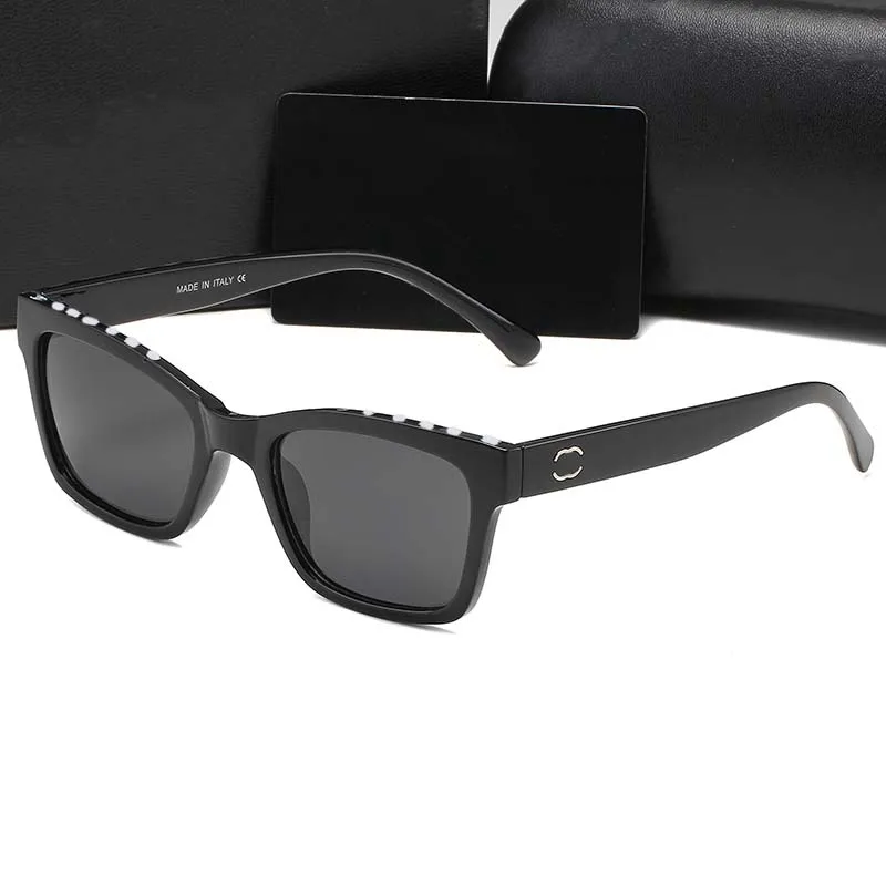 Classic Designer Sunglasses For Woman Brand Letter Women Sunglasses Polarized Vacation Sunshade Beach Glasses With Case