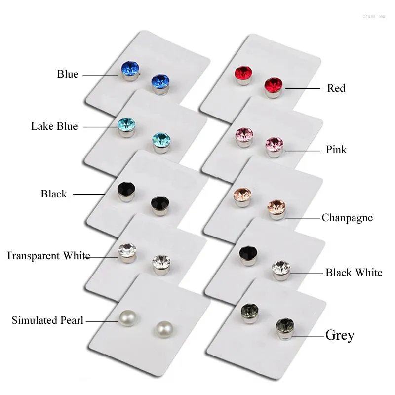 Colorful Zircon Stud Earrings For Women, Men, And Babies No