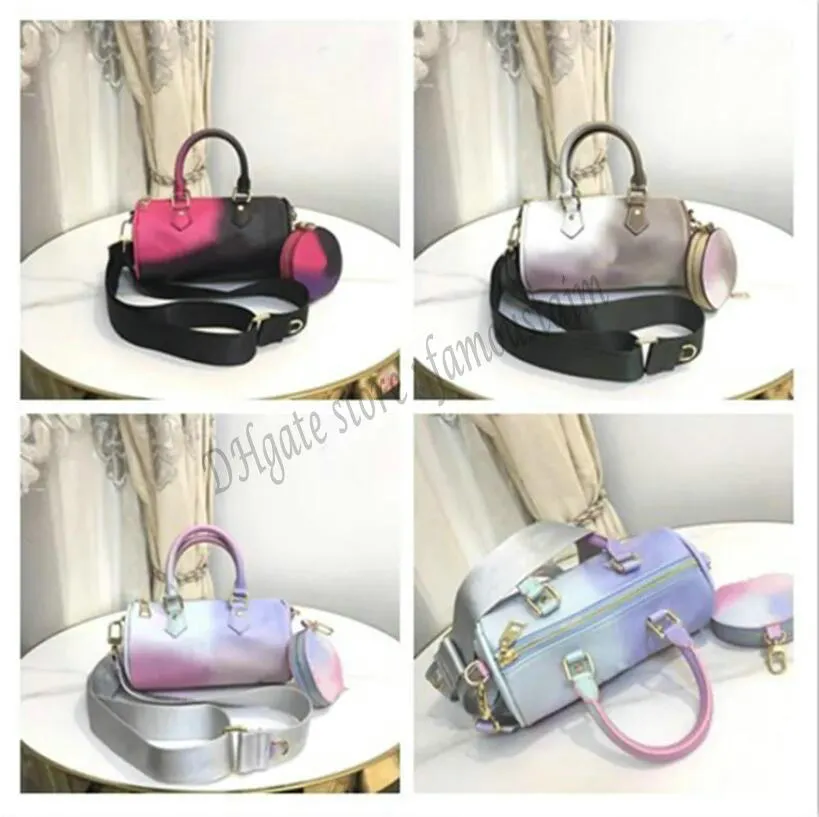 2023 Moda Çantaları Tasarımcı Lüks Papillon BB M46078 M59860 EMPRINTE SUNRISE Pastel Crossbody Çanta Omuz Poşet Çantası Tasçısı Tasarımcı Bag Spor Çantası