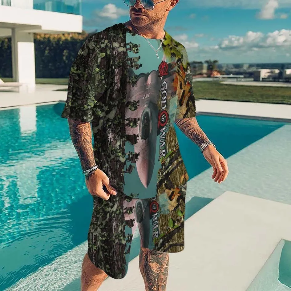 Camouflage tracksuit deals mens
