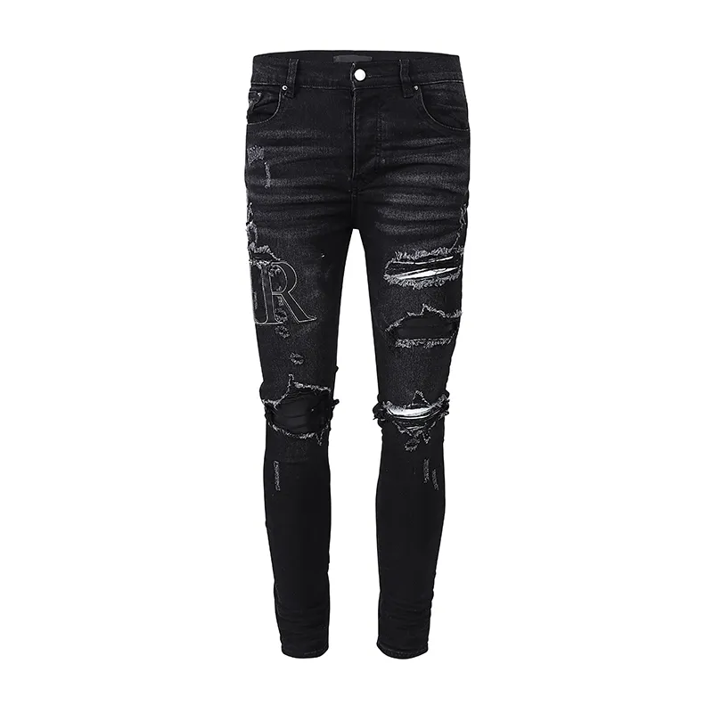 Paris Style Fashion Jeans Simple Summer Lightweight Denim Pants Stor storlek Designer Casual Solid Classic Straight Jean för 28-40