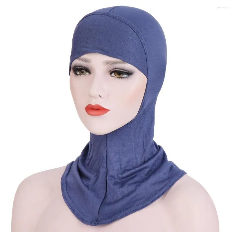 Foulards Femmes Musulmanes Underscarf Bonnet Stretchy Cross Inner Hijab Turban Caps Femme Islamique Head Wrap Cap Bandeau Turbante Mujer