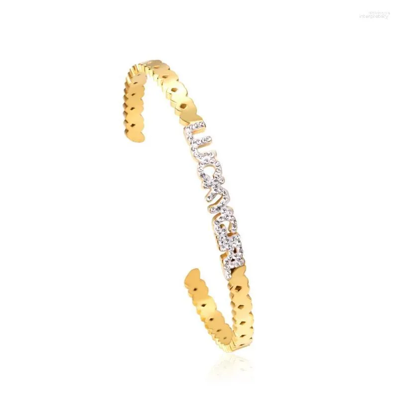 Bangle Luxukisskids Lucky Gift для друзей Открытые браслеты