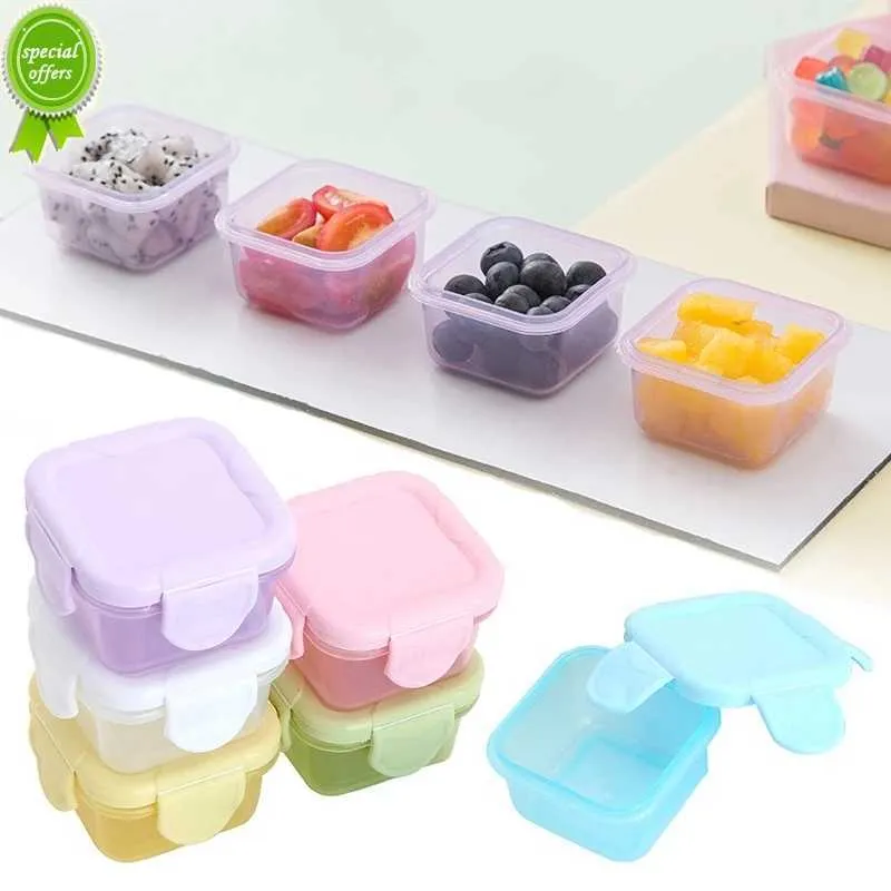 Mini Food Storage Containers - Small Plastic Kitchen Storage Boxes with ...