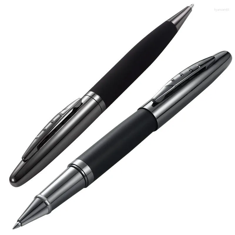 Högkvalitativ fullmetallmärke Bollpoint Pen Office Business Men Signature Gift Buy 2 Send