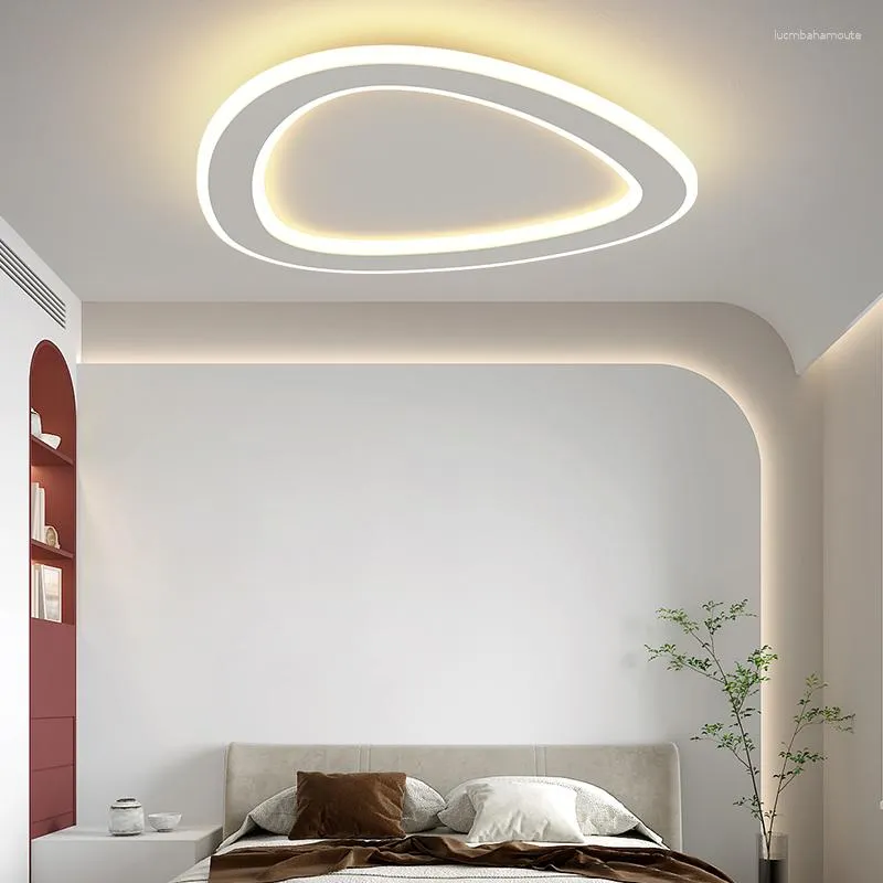 Ljuskronor modern minimalistisk ledande kreativ rund ultratunn sovrum tak dekoration lampa studie rum belysning ljusarmaturer