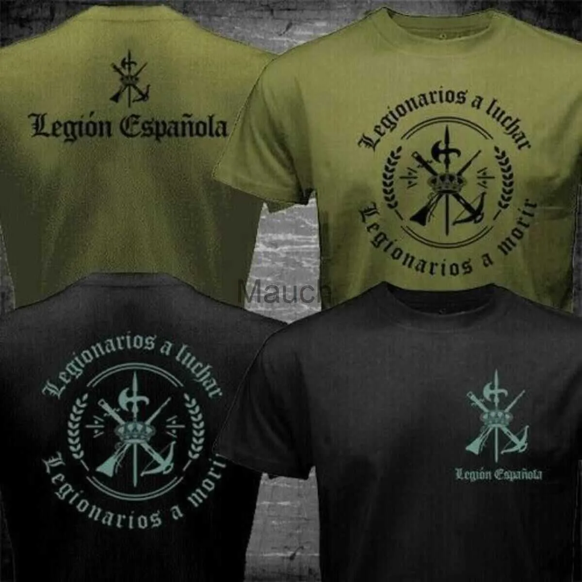 Mäns t-shirts Spanien Foreigh Legion Spanish Espanola Tercio Army Military Tshirt Summer Cotton Short Sleeve One Mens T-shirt Ny S3XL J230625