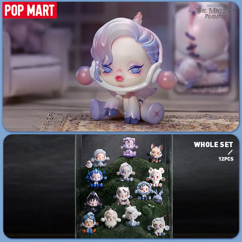 Blind Box POP MART Skullpanda The Mare of Animals Series Mystery
