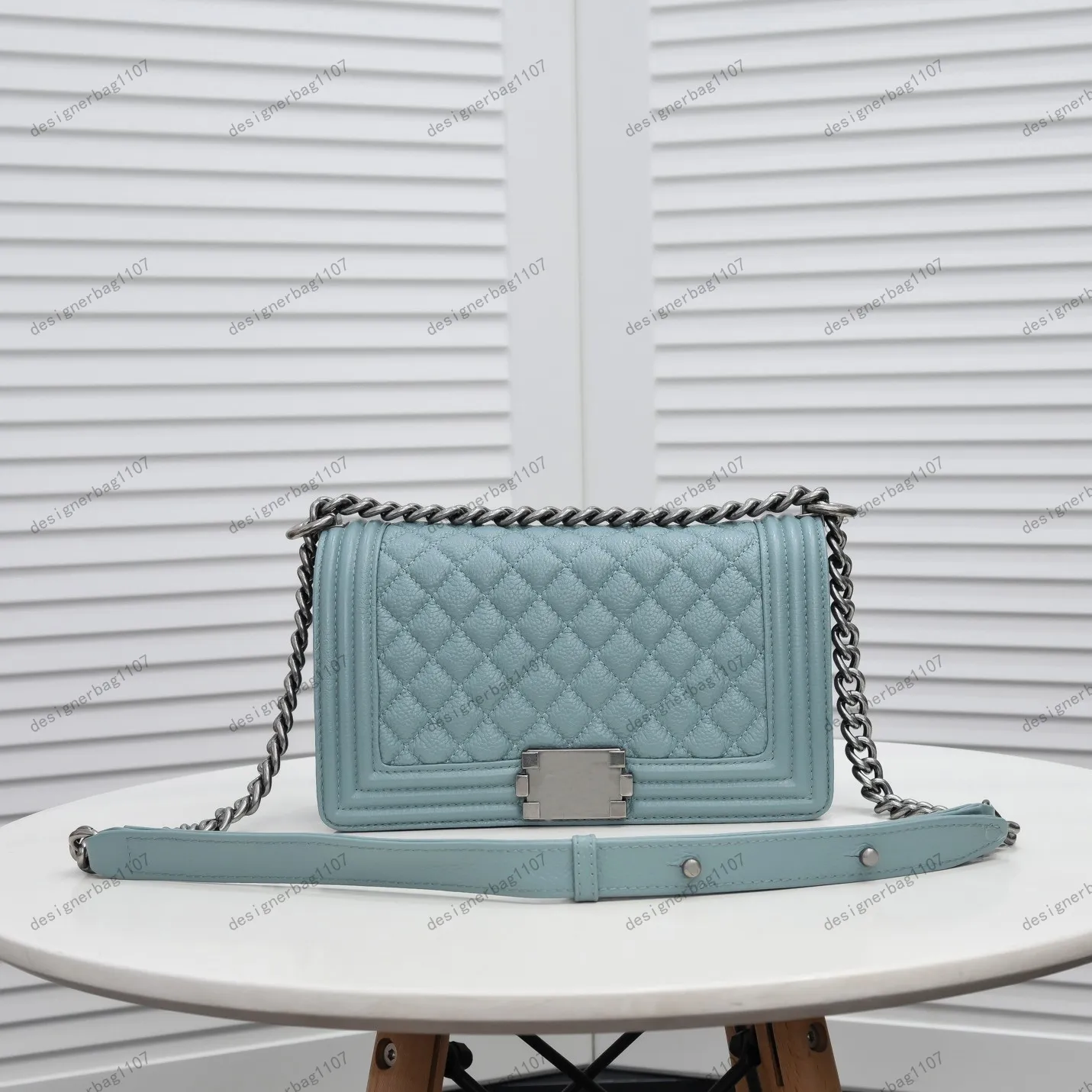Designer bag genuine leather Le Boy bag crossbody bag fashion designer bag women bags luxury shoulder bag Diamond Lattice Flash metal lock designer