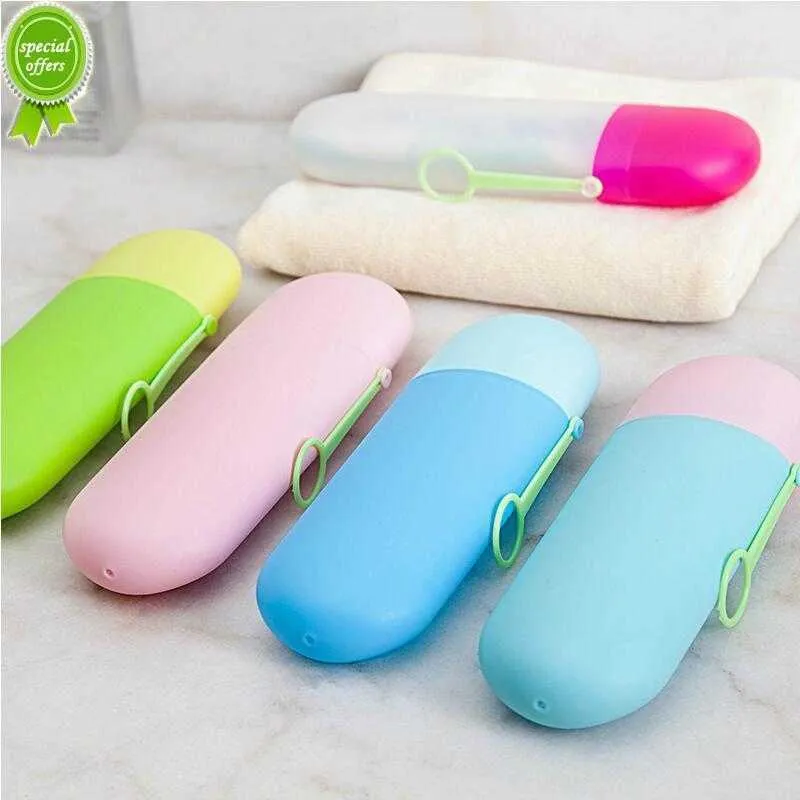 Toothpaste Case Portable Travel Toothbrush & Toothpaste Case - Compact Bathroom ...
