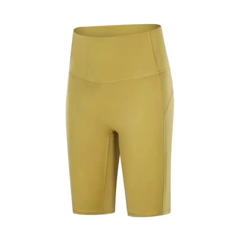 Printemps et été nouveau style lulu Shorts de yoga Porter à l'extérieur Seamless Align Sports pour femmes Taille haute Pantalon 5 points Running Fitness Gym Sous-vêtements Leggings d'entraînement AA