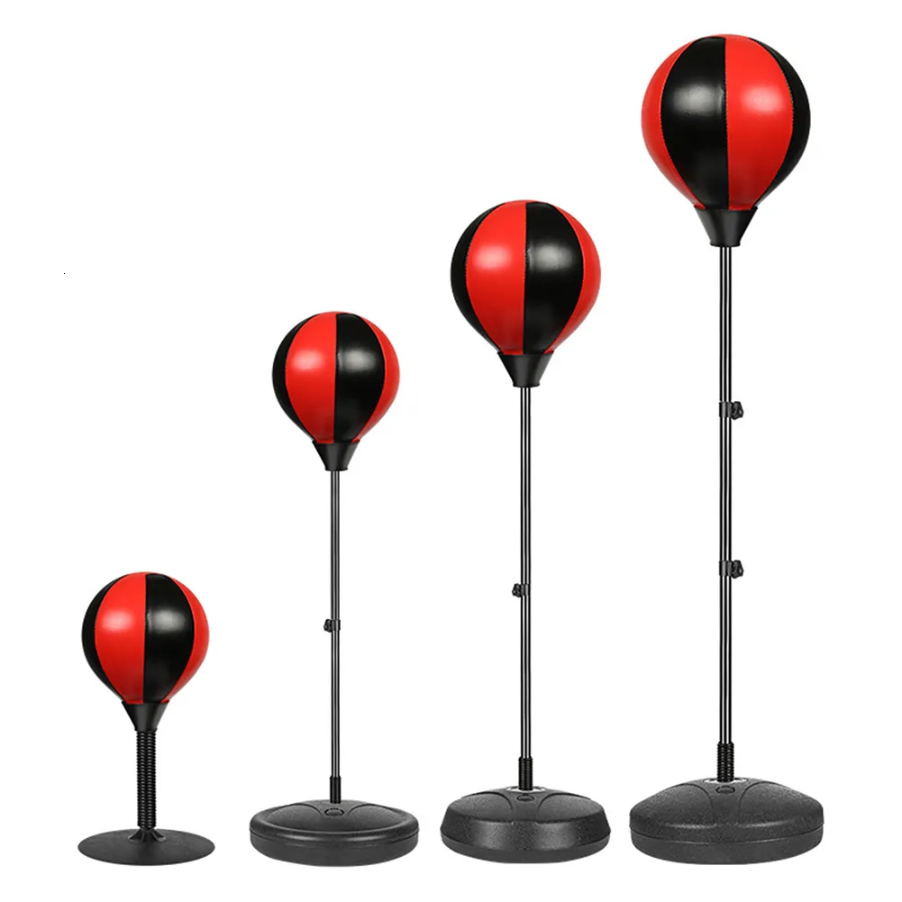 Punching Balls Children Boxing Trainings Ball Durable Suction Cup Stand For Kids Boy Girl Boxeo Boxing Equipment Inflatable Boxing Gloves Suit 230621