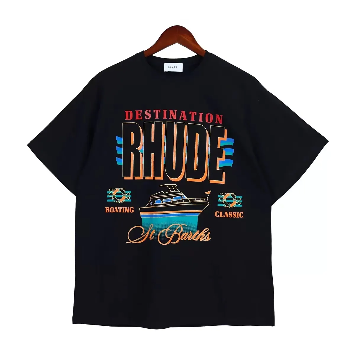 Rhude T-shirt Rhude Mens Tshirts Hot Men's Tshirts SS RHUDE T-SHIRT HAUTS MENSEM