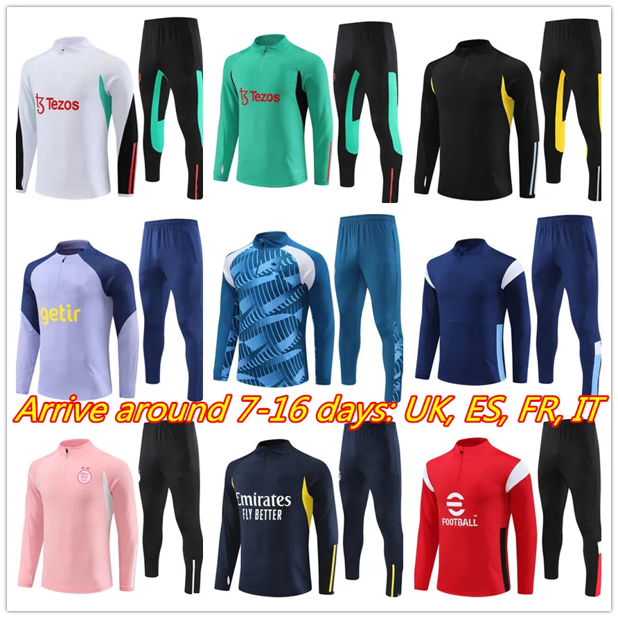 Mejor Precio En A Granel Club De Football Survêtement 23 24 Hommes Kit  Maillot Enfants 2023 2024 Mens Enfants Costume Dentraînement Veste De  Football Jogging Survetement Pied Chandal Tuta, Envío Gratuito