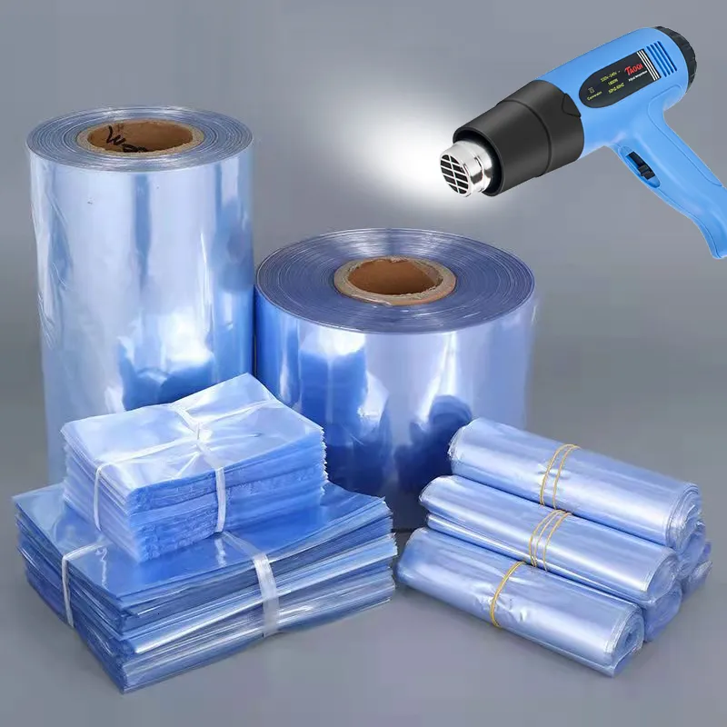 Verktygsväska PVC värme krympsko klart membranplast kosmetiska förpackningsförpackningar krympbar påse tätning film dammtät 230625