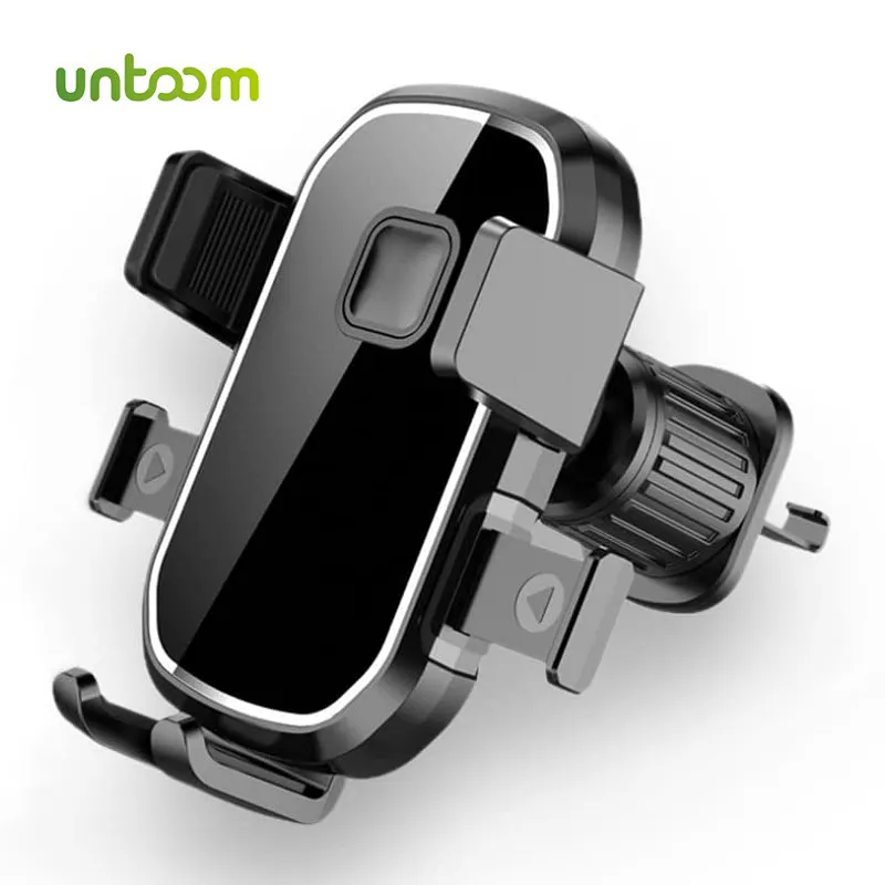 Support de téléphone de voiture Untoom support de téléphone d'évent pour téléphone portable support de pince de sortie d'air de voiture universel Support GPS pour iPhone Xiaomi