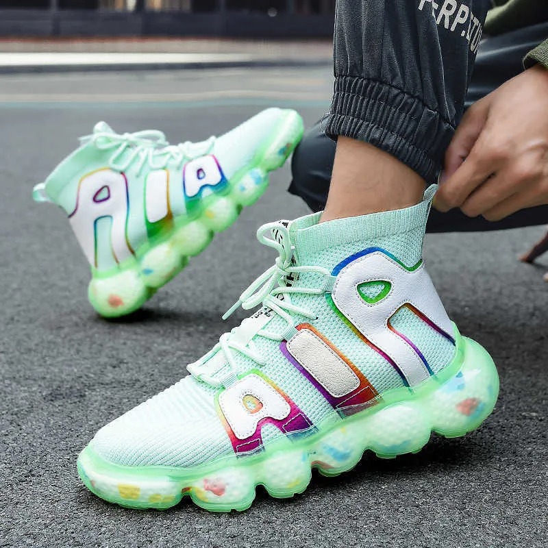 Sneakers alte a allerginic calzino