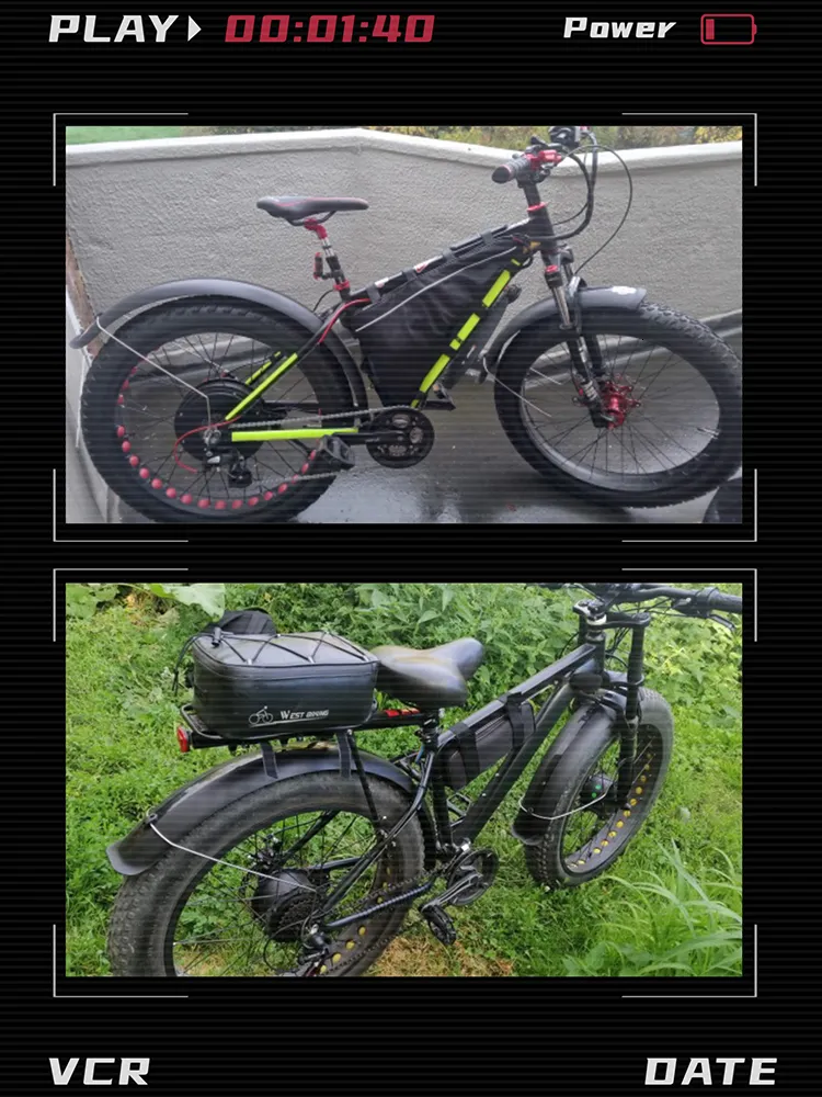 Guardabarros delantero y trasero para bicicleta de 2026x40