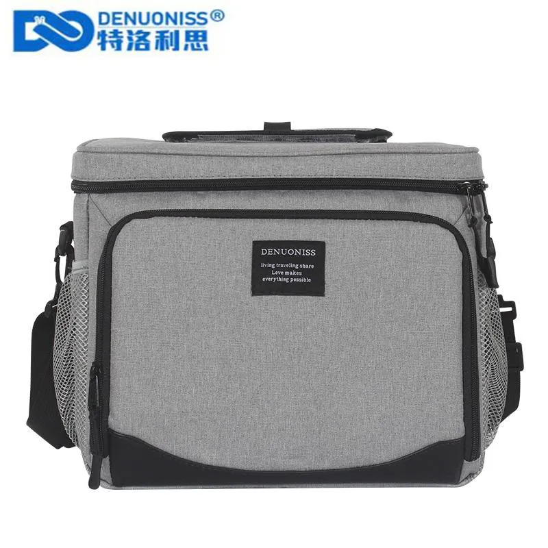 Bolsas deNuoniss New Water impermeabilizador refrigerador de bolsa térmica Oxford 24 pode grande capacidade ThermoM Bag frigorífico portátil