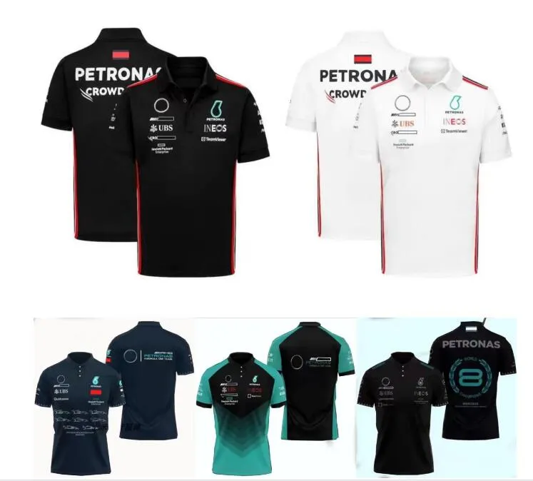 F1 yarış gömlekleri yaz yeni polo gömlek aynı stil özel