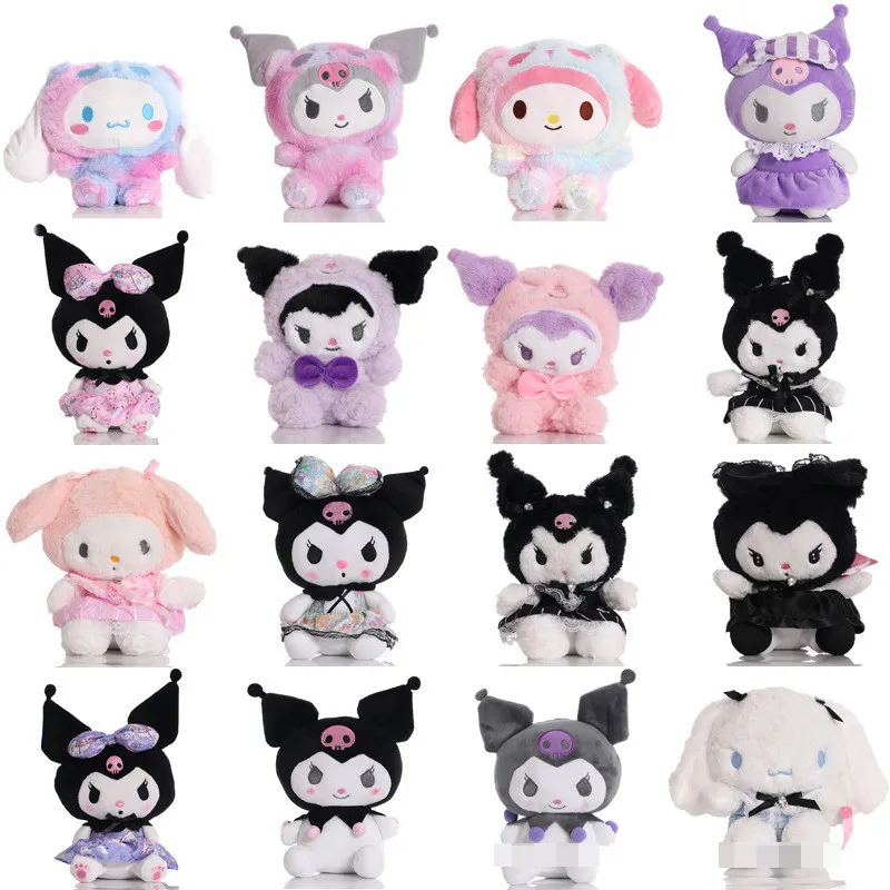 Vente en gros et au détail dessin animé anime jouets en peluche robe de princesse Lolita Melody mignon petit diable Rag Doll enfants accompagnent jouer des cadeaux de vacances