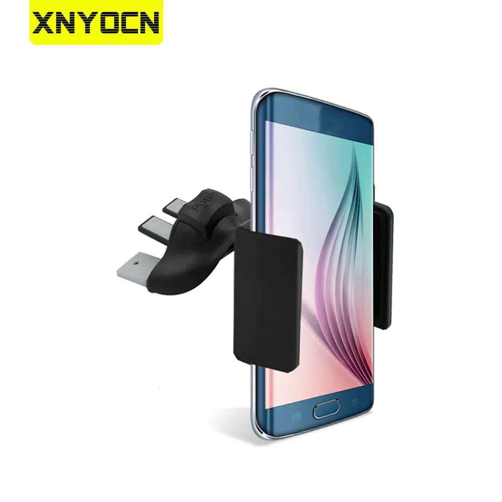 Xnyocn Universal Car CD Slot Phone Mount Holder Car Air Vent Stand Cradle för biltelefonstöd
