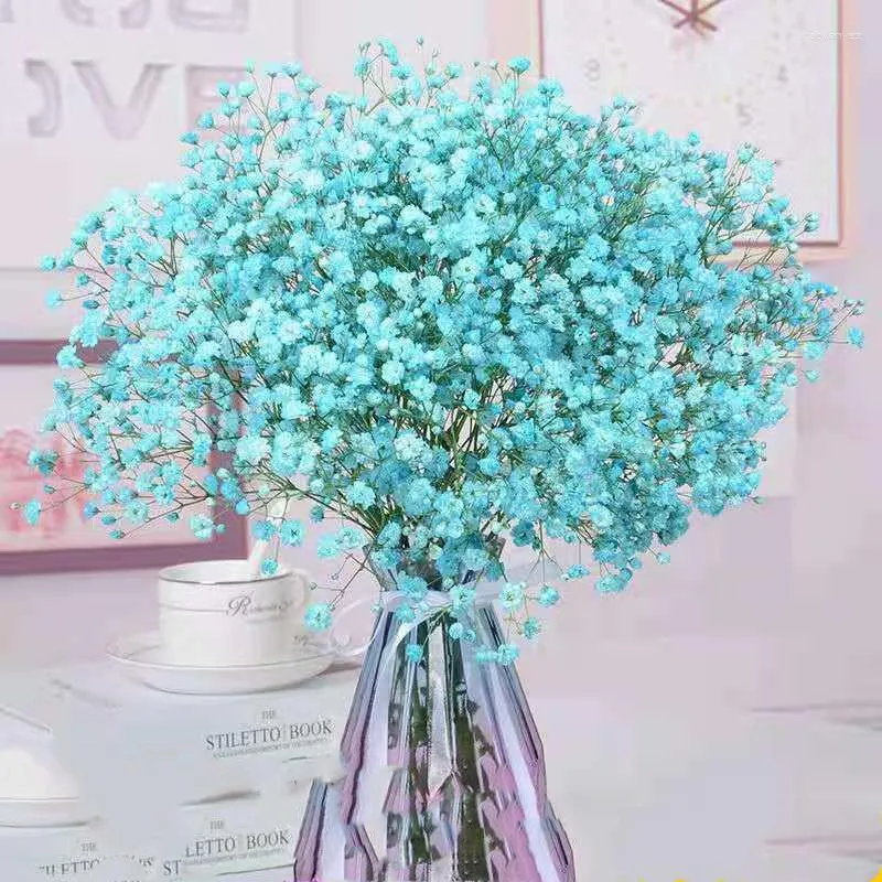 Fleurs décoratives 100g têtes bébés séchés à l'haleine naturel frais Boho décoration de la maison petit pour artisanat artificiel comme réel