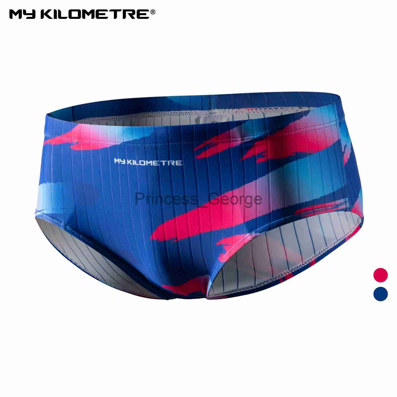 Bañadores para hombre MY KILOMETER Bañador con estampado de poliéster para hombre Calzoncillos de baño con cordón ajustable Bañadores para hombre Entrenamiento Competición Calzoncillos de carreras x0625 x0625 x0625 x0