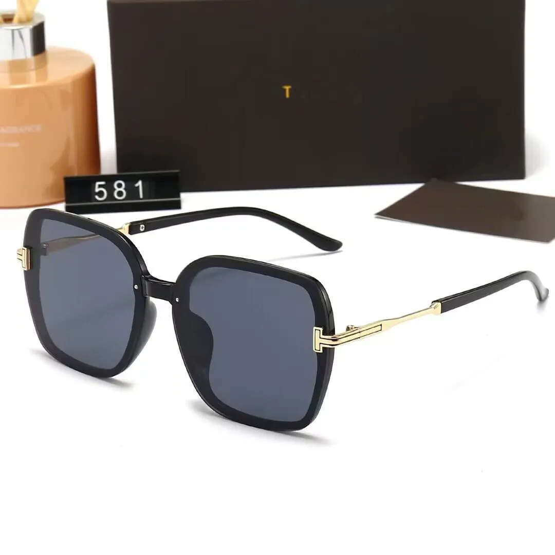 James Bond Tom Sonnenbrille Herren Damen Markendesigner Sonnenbrille Super Star Celebrity Driving Sonnenbrille für Damenmode Tom-Fords Brillen mit Box TF 9809