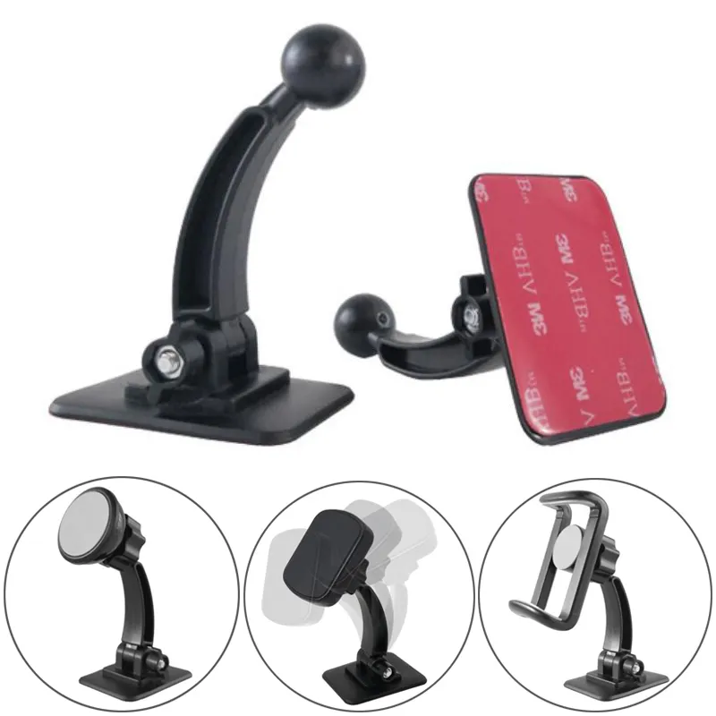 17mm Ball Head Car Phone Holder Base for Auto Dashboard Cellphone Mount Car Mobile Phone Bracket Base Phone Stand Accessories