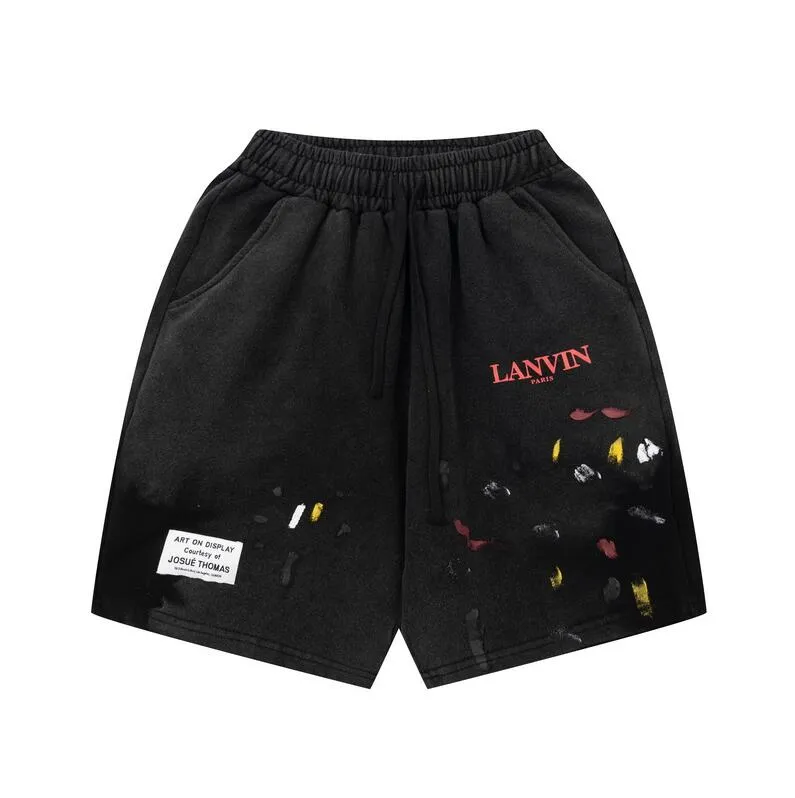DHgate.com:Mens Black Paint Splatter Casual Shorts 100 DHgate.com:Mens Black Paint Splatter Casual Shorts 100