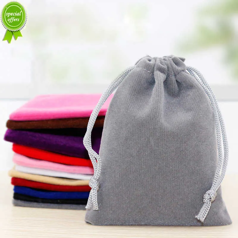 Nouveau 10 pièces sac à cordon coton Shopping sac à bandoulière pliable sacs d'épicerie fourre-tout pliant Portable sacs à main toile sac de rangement