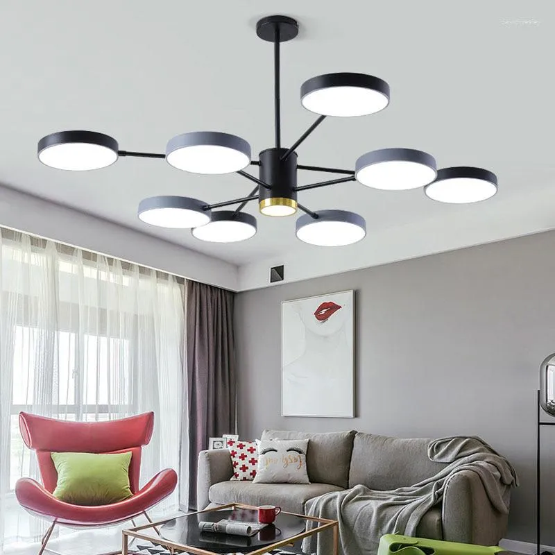 Lustres lustre nordique salon lampe Style moderne atmosphère Simple personnalité créative salle à manger chambre maison