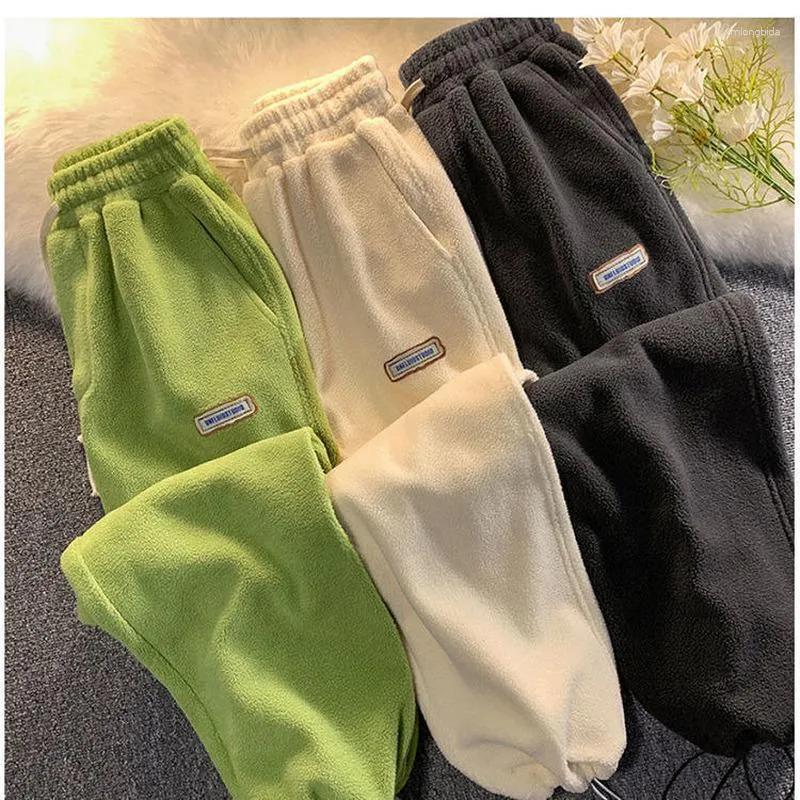 Women's Pants Winter Women Thicken Harem Thermal Panty Gym Sweatpants Warm Female Casual Sports Running Fleece Trousers