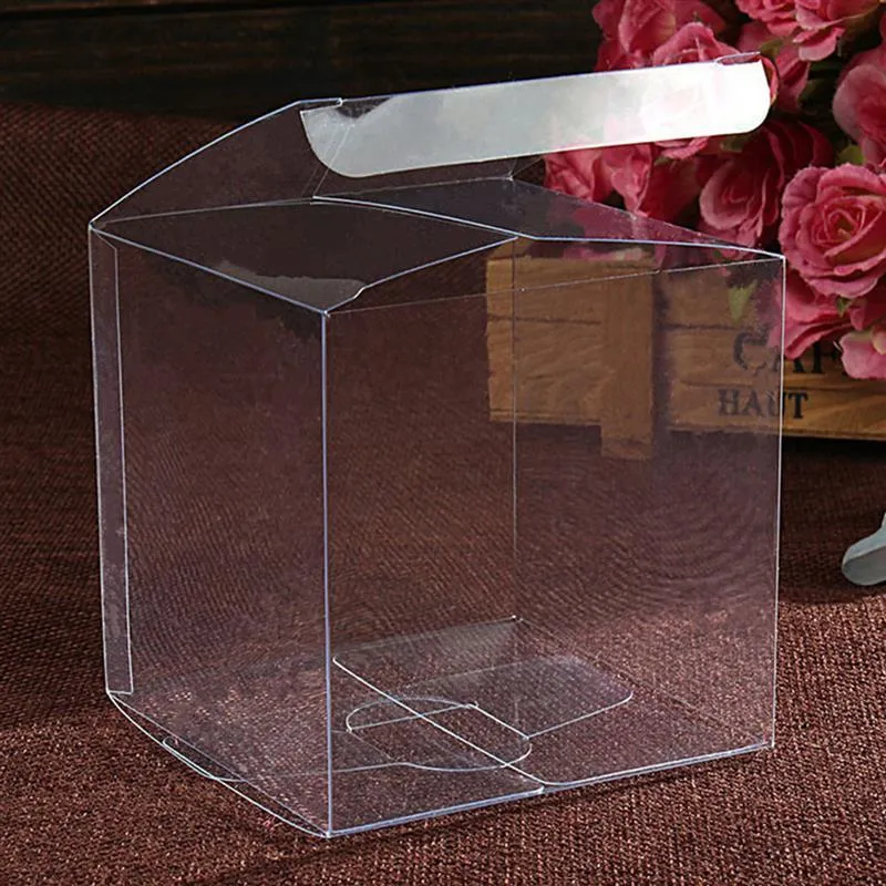 Clear PVC Gift Wrap Container 5x5cm Packaging Boxes For Candy, Wedding  Favors & Party Favants From Pang10, $11.6