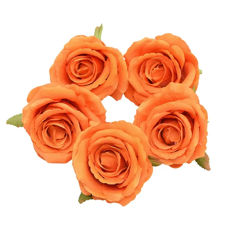 10cm Artificial Flowers Head Silk Rose Flower For Wedding Home Decoration Fake Flowers DIY Wreath Scrapbook Supplies5279828