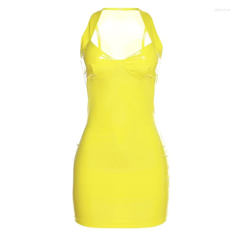 yellow latex bodycon dress Bodycon Leather Dress Buying Guide: Styles, Materials & Fit