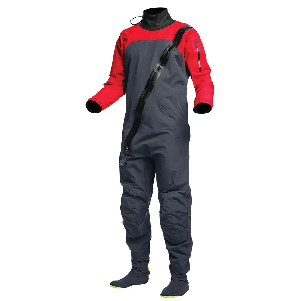 Wetsuits Drysuits Men's Kayaking Drysuit Latex Cuff och Splash Collar Flatwater Paddling på vintern och våren DM38 230621