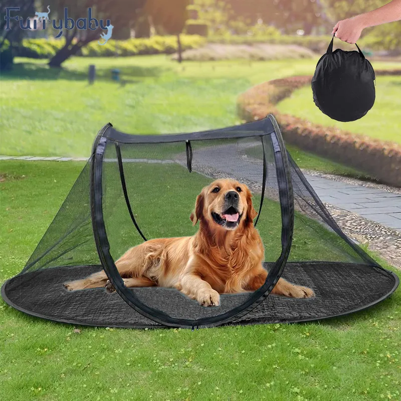 Perreras portátiles Carpa plegable para mascotas Casa para perros Gatos Conejo Jaula para gatos Carpa Corralito Cachorro Perrera Valla Al aire libre Perros grandes Casa Recinto 230625