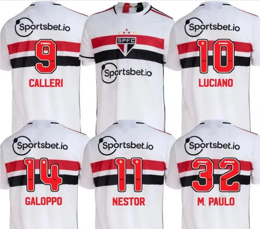 24-25 مخصصة Sao Paulo Soccer Jerseys Thai Quality Yakuda Dhgate 10 Dani Alves Luciano Pablo Calleri Luan Igor Gomes Brenner 7 Alisson Design الخاص بك الجديد