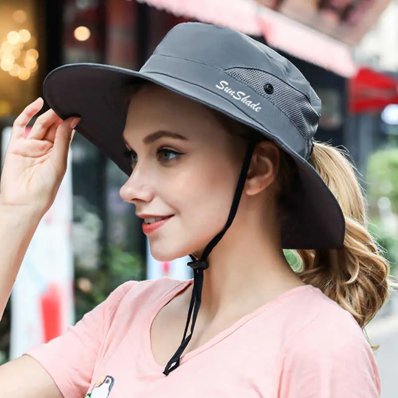 CAMOLAND Safari Outdoor Research Bucket Hat For Women Wide Brim