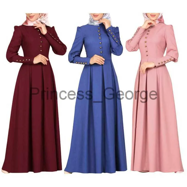 Robes Décontractées Abaya Dubaï Turquie Musulman Mode Femmes Hijab Robe Islam Caftan Marocain Robes Vestidos Vêtements Robe Musulman x0625