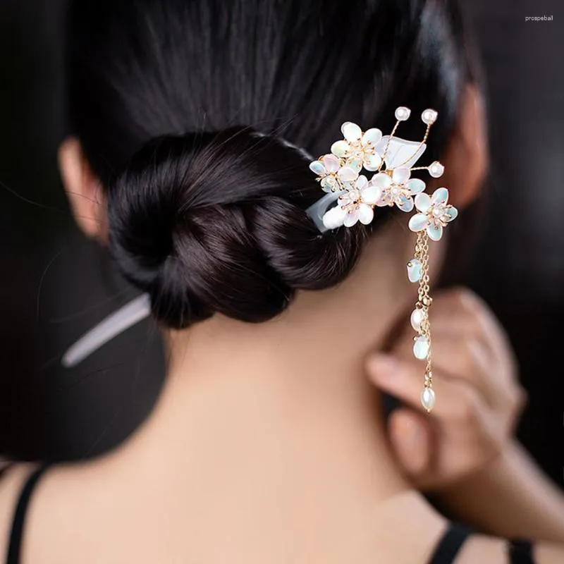 Haar Clips Sticks Gabel Für Frauen Chinesische Hanfu Kleid Zubehör Vintage Haarnadeln Alte Traditionelle Tägliche Tragen Schmuck ML