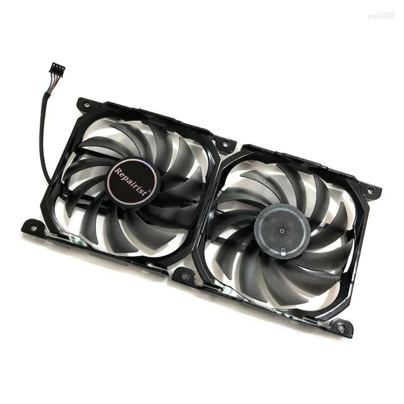 Refroidissements d'ordinateur 2 pièces/ensemble InnoVISION CF-12915S GTX1080TI/1070 X2 ventilateur de refroidisseur de carte GPU pour INNO3D GTX1070 GTX1080 TI-X2 V2Graphics As