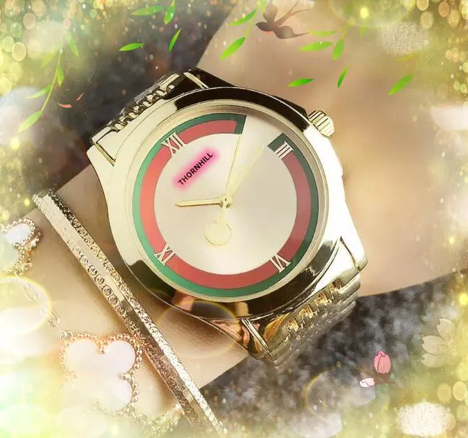 Top model Fashion Lady quartz battery super Watches 38mm Casual Bee women rose gold silver Clock Luxury Sapphire glass popular simple business casual Watch Gifts